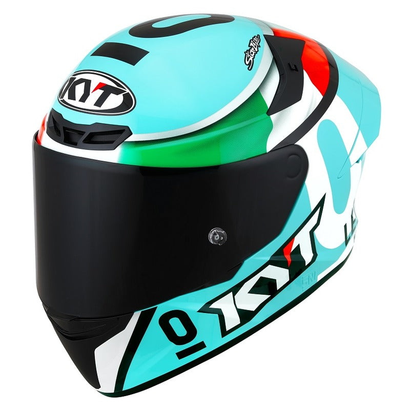 KYT TT Course Tourist Helmet - Leopard Replica