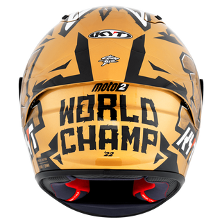 KYT NZ Race Augusto World Champion 2022 Gold Le Helmet