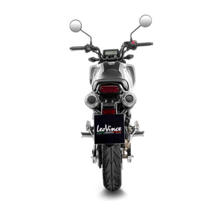 LV Full Syst 2 LV-10 Stainless Black Dual Hi Mount MSX 125 / Grom '21>