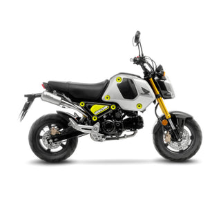 LV Full Syst 2 LV-10 Stainless Dual Hi Mount MSX 125 / Grom '21>