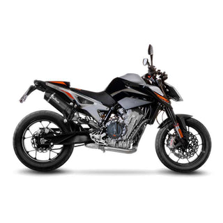 LV One Evo Carbon Fiber Slip-On Muffler w/Carbon End Cap for KTM 790 Duke/790 Duke L A2 18-20/890 Duke/L/R 20-22