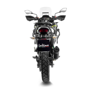 Lv Slip-On One Evo Stainless Black For Kawasaki Versys-X 300/Adventure 2017 - 2022