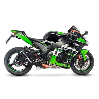 LV Slip-On LV-10 Stainless Blk Zx-10R / Rr Ninja '16> (Low & High Mount)