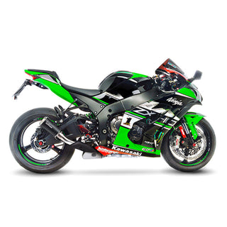 LV Slip-On LV-10 Stainless Blk Zx-10R / Rr Ninja '16> (Low & High Mount)