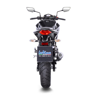 LV Slip-On LV-10 Stainless Blk Ninja 250/300 R  / Z 250/300 '13>'16