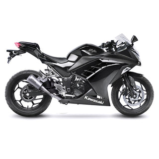 LV Slip-On LV-10 Stainless Ninja 250>300 / Z 250>300 '13>'16