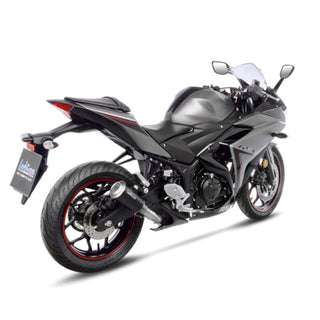 LV Slip-On LV-10 Stainless Blk Yzf-R25 / R3 / Mt-25 / Mt-03 '14>'21