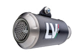 LV Slip-On LV-10 Carbon Svart / Vit 125>401 '20> (No Husq Peg Removal Kit)