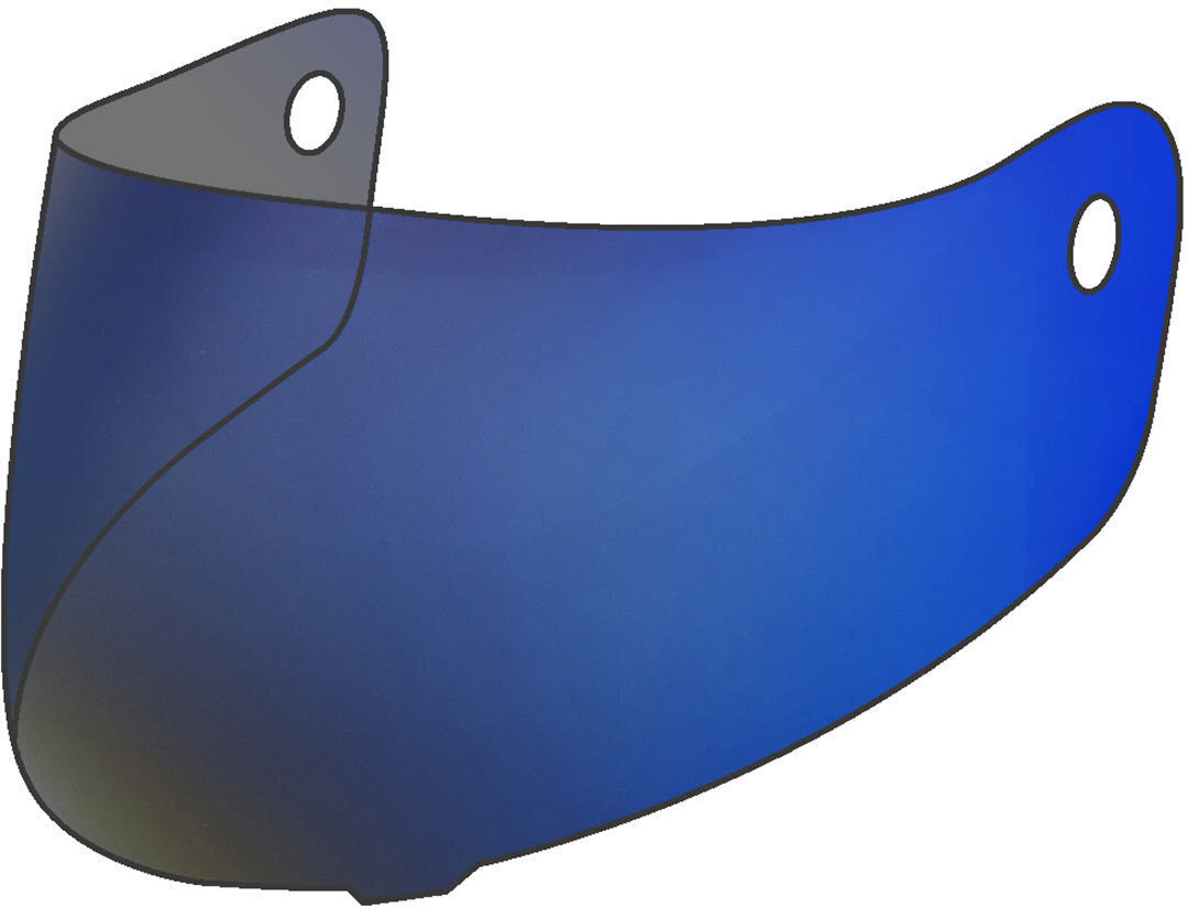 M2R Visor M2 Replacement Visor (Fits M4 Helmet) - Blue Iridium