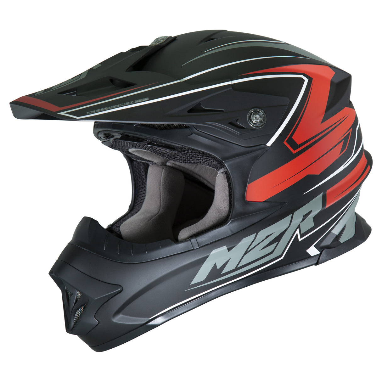 M2R Exo Rush Pc-1F Helmet - Red