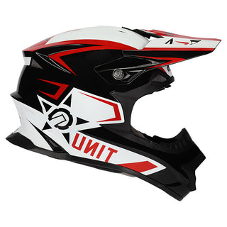 M2R Exo Unit Protech Pc-1 Helmet - Gloss Red/White