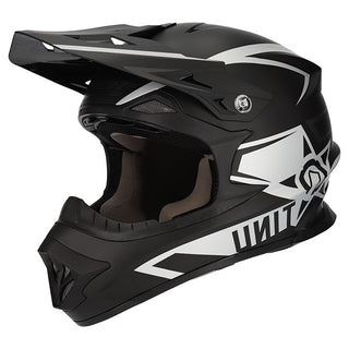 M2R Exo Unit Protech PC-5F Helmet - Matt Grey/Silver/Black