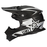 M2R Exo Unit Protech PC-5F Helmet - Matt Grey/Silver/Black