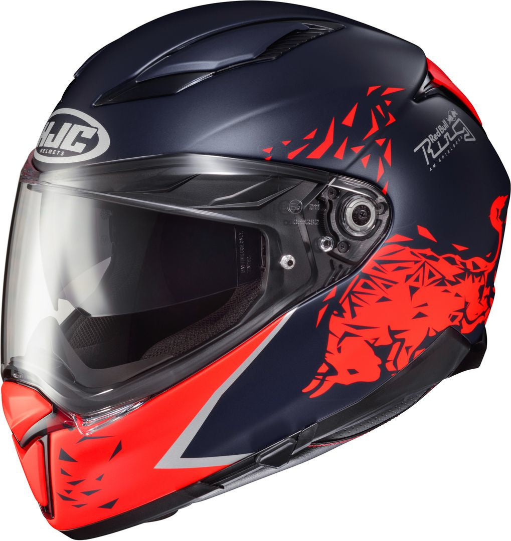 HJC F70 Spielberg Red Bull Ring Motorcycle Helmet - Blue/Orange