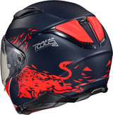 HJC F70 Spielberg Red Bull Ring Motorcycle Helmet - Blue/Orange