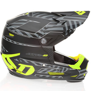 6D ATR-2Y Havoc Helmet - Yellow Black