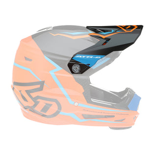 6D ATR-2Y Element Replacement Peak - Neon Orange