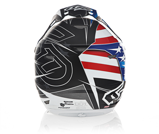 6D ATR-2Y Super Patriot Helmet - Red/White/Blue