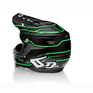 6D ATR-2 Phase Helmet - Black Green