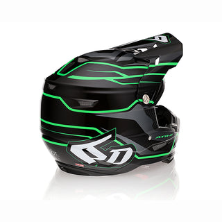 6D ATR-2 Phase Helmet - Black Green