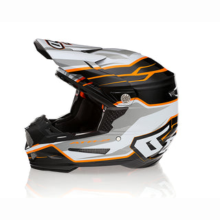 6D ATR-2 Phase Helmet - White Orange