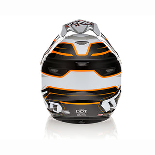 6D ATR-2 Phase Helmet - White Orange