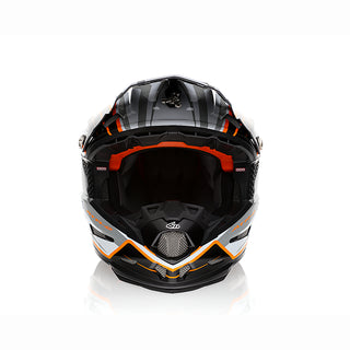 6D ATR-2 Phase Helmet - White Orange