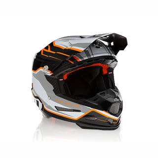 6D ATR-2 Phase Helmet - White Orange