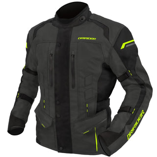 Dririder Compass 4 Youth Jacket - Grey/Black/Hi-Vis