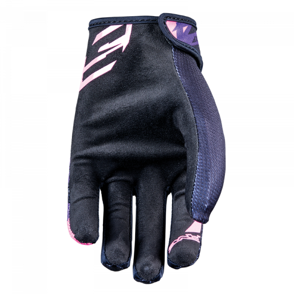 Five MXF 4 Ladies Scrub Gloves - Black/Pink