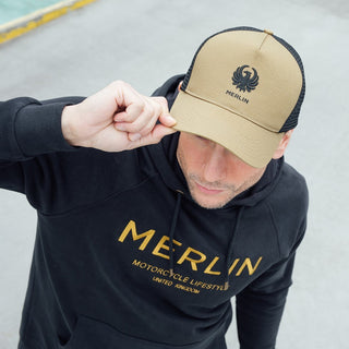 Merlin Trucker Burford Cap - Khaki
