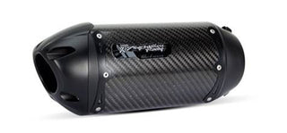 Two Brothers Racing Yamaha R1/M (15-22) S1R Black 3K Series Carbon Fiber Slip-On Exhaust System