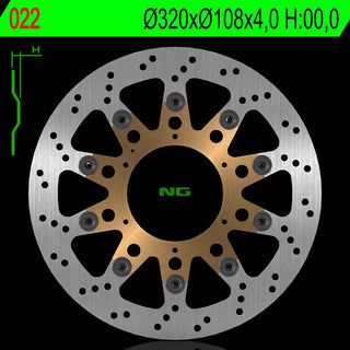 NG Premium Brake Rotor Oem Replacement NG022