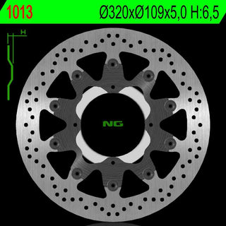 NG Premium Brake Rotor Oem Replacement NG1013