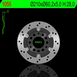 NG Premium Brake Rotor Oem Replacement NG1055