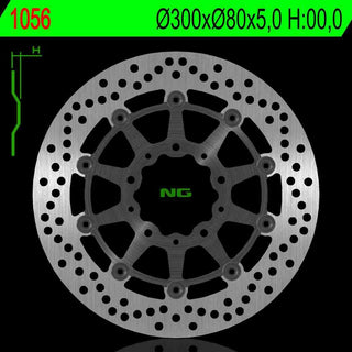 NG Premium Brake Rotor Oem Replacement NG1056