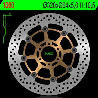 NG Premium Brake Rotor Oem Replacement NG1060