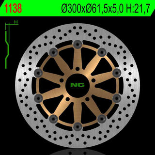 NG Premium Brake Rotor Oem Replacement NG1138