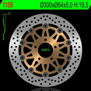 NG Premium Brake Rotor Oem Replacement NG1159