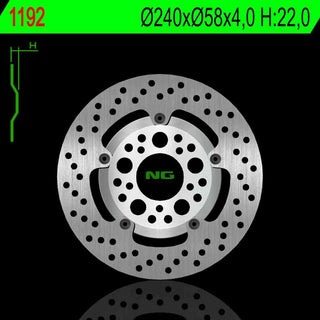 NG Premium Brake Rotor Oem Replacement NG1192