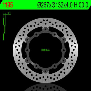 NG Premium Brake Rotor Oem Replacement NG1195