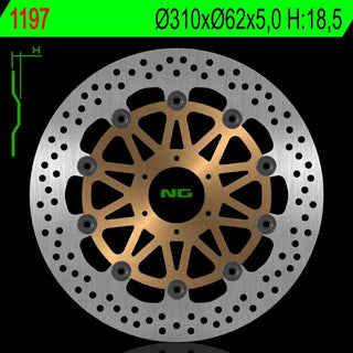 NG Premium Brake Rotor Oem Replacement NG1197