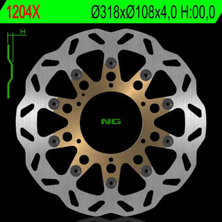 NG Premium Brake Rotor Oem Replacement NG1204X