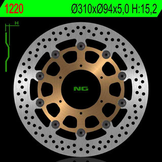 NG Premium Brake Rotor Oem Replacement NG1220