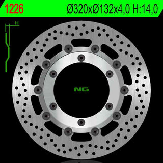 NG Premium Brake Rotor Oem Replacement NG1226