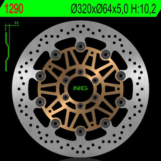 NG Premium Brake Rotor Oem Replacement NG1290