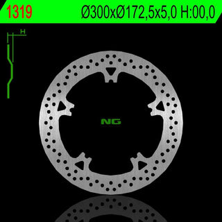 NG Premium Brake Rotor Oem Replacement NG1319