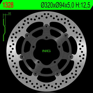 NG Premium Brake Rotor Oem Replacement NG1328