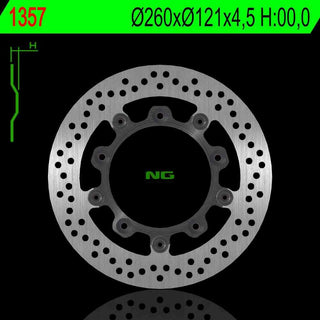 NG Premium Brake Rotor Oem Replacement NG1357