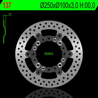 NG Premium Brake Rotor Oem Replacement NG137